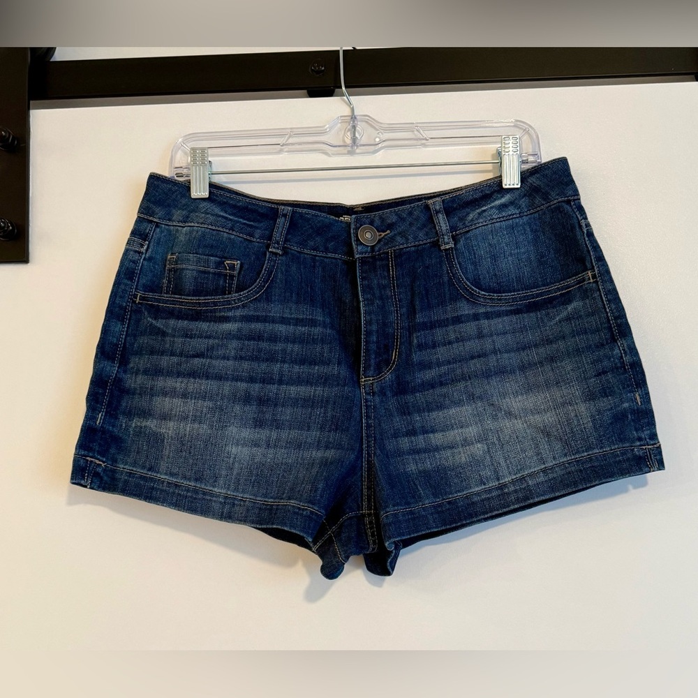 Rewash Dark Blue Jean Shorts